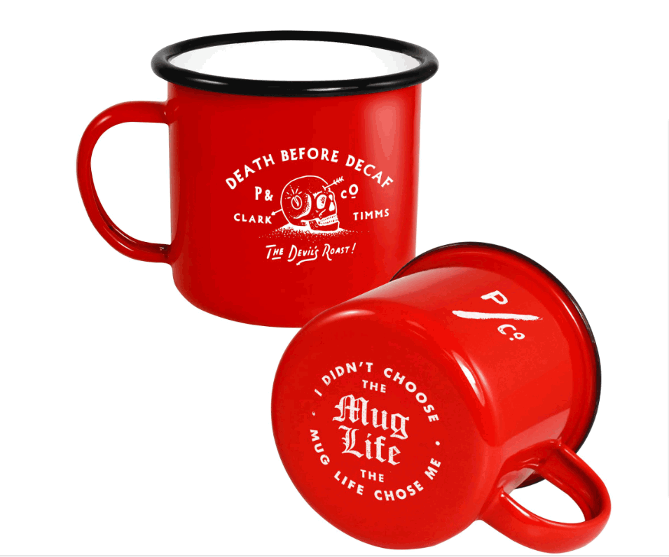 Bedruckte Emaille-Tasse 350 ml image