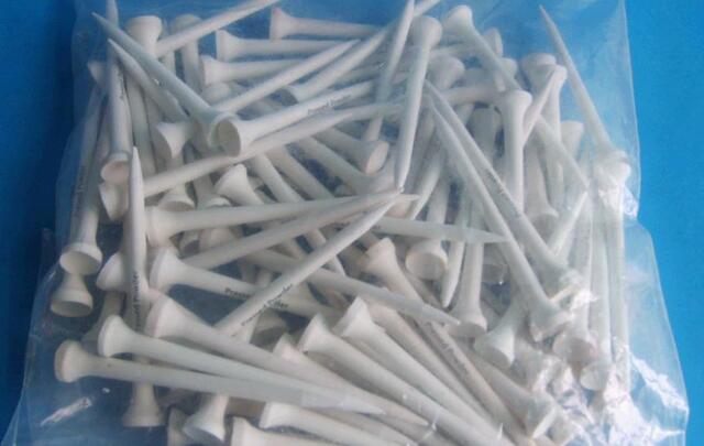 Biologisch abbaubare Golf Tees, 11x55mm, mit individuellem Druck image