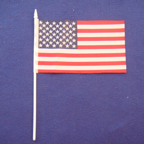 Custom printed hand held flag 10x15cm Hand held flag 10x15cm image