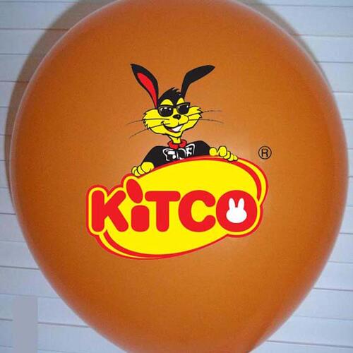 Custom printed 10" (25cm) balloon with your artwork or logo Luftballons (25cm) - individuell bedruckt image